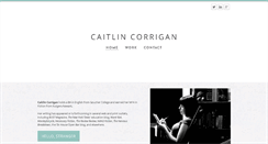 Desktop Screenshot of caitlincorrigan.com